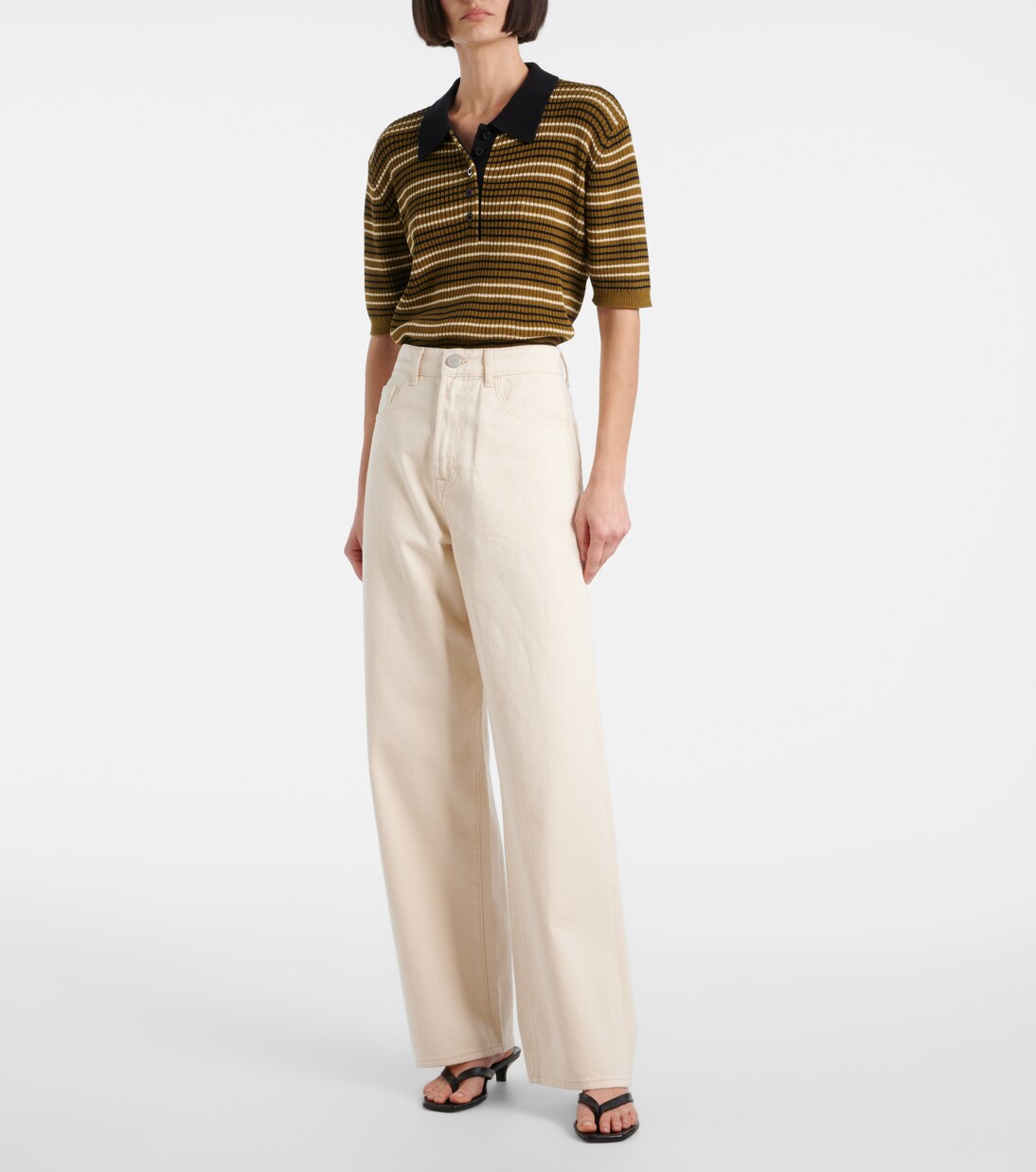 High-rise wide-leg jeans | Róhe