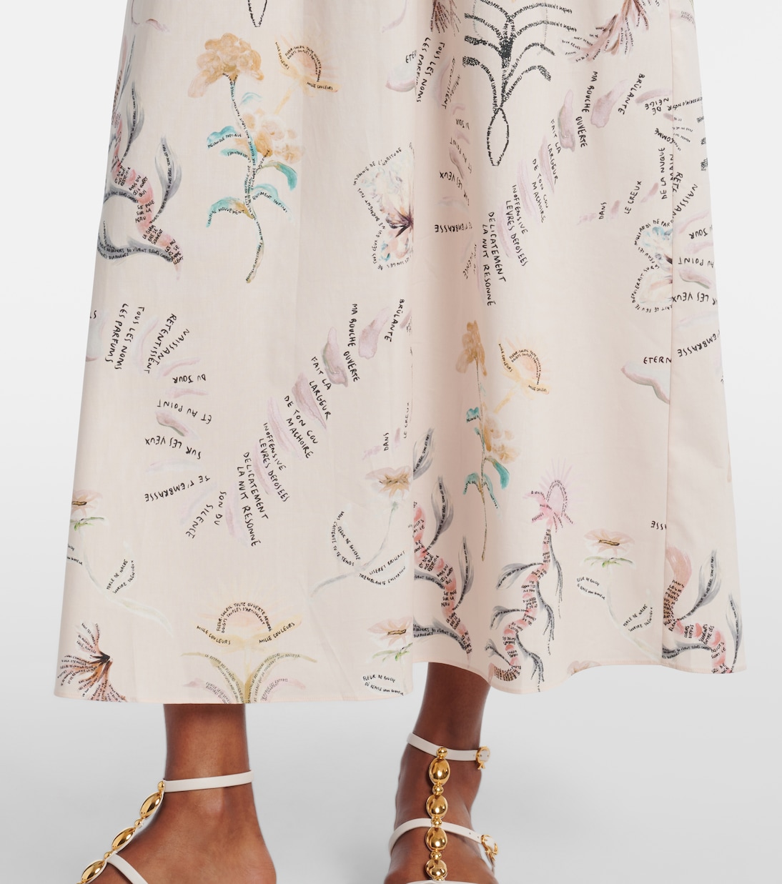 Midikleid Fie aus einem Baumwollgemisch  | Altuzarra