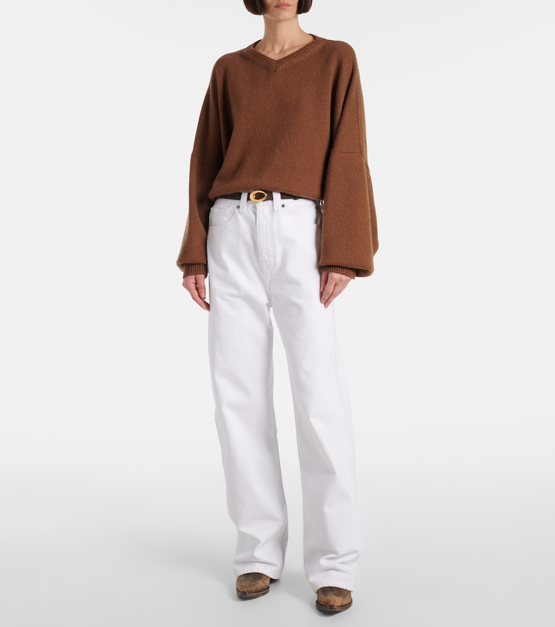 Pullover oversize di Wolfe in cashmere | Khaite