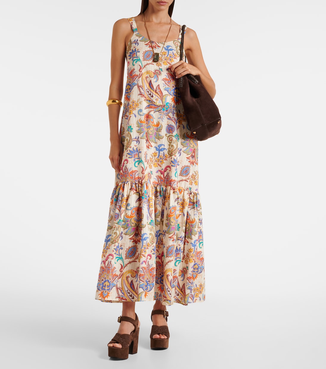 Paisley cotton maxi dress | Etro