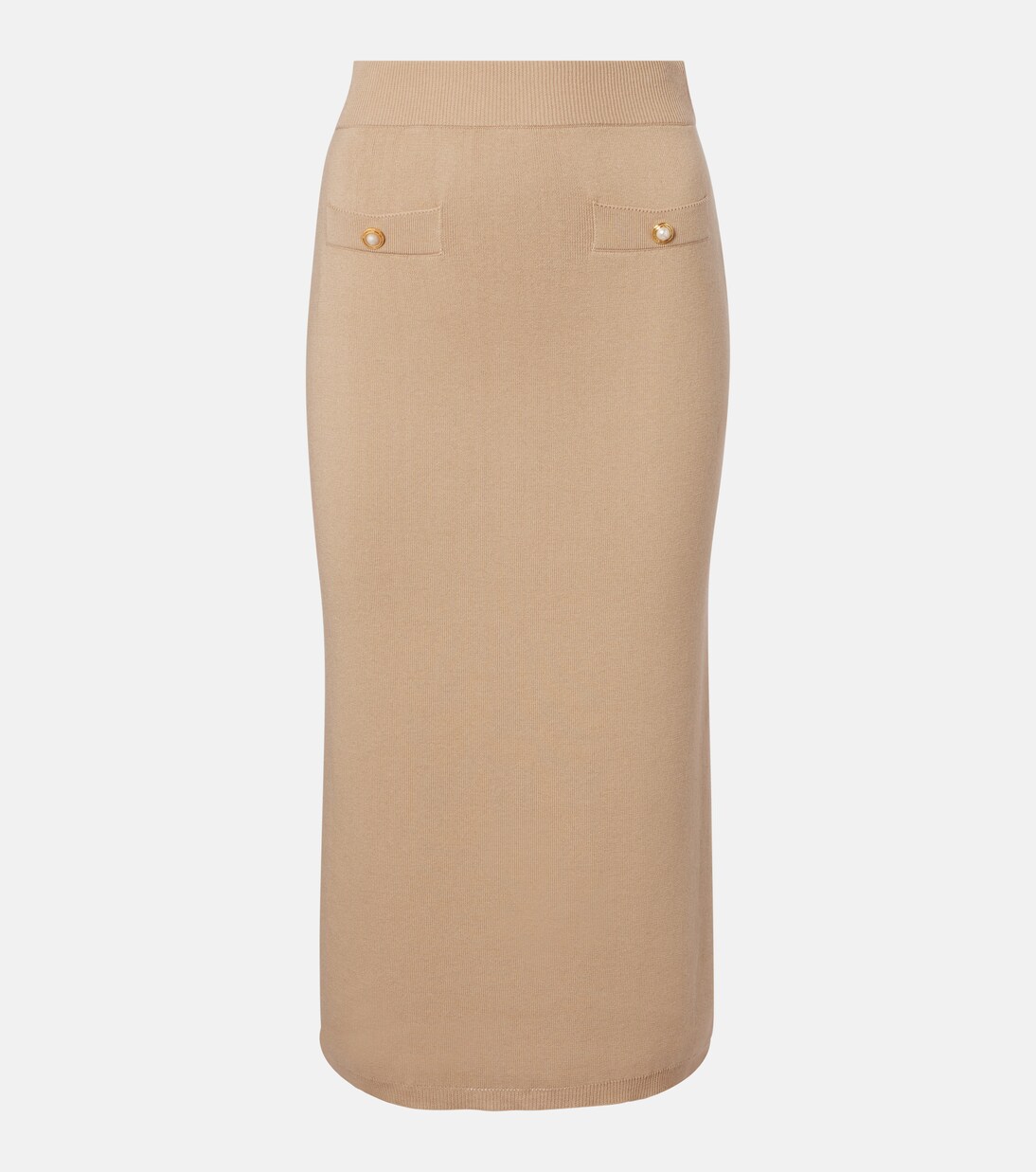 Cotton and cashmere pencil skirt | Alessandra Rich