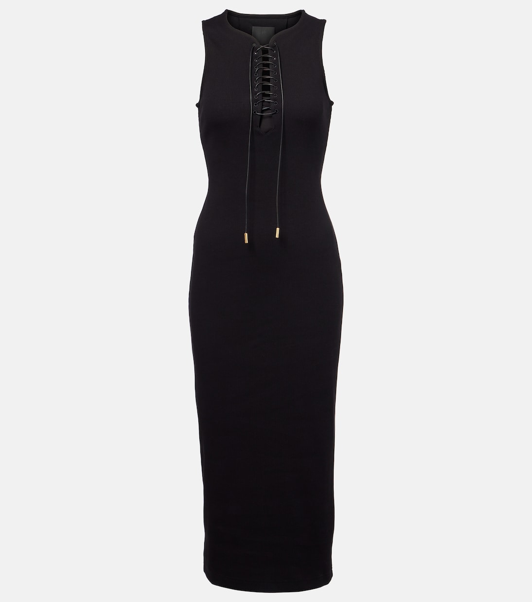 Ribbed-knit cotton midi dress | Givenchy