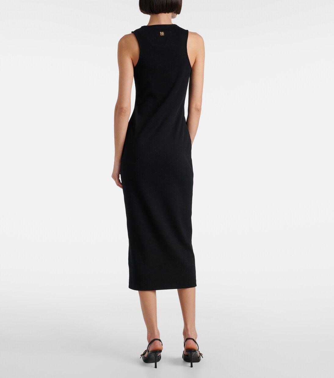 Ribbed-knit cotton midi dress | Givenchy
