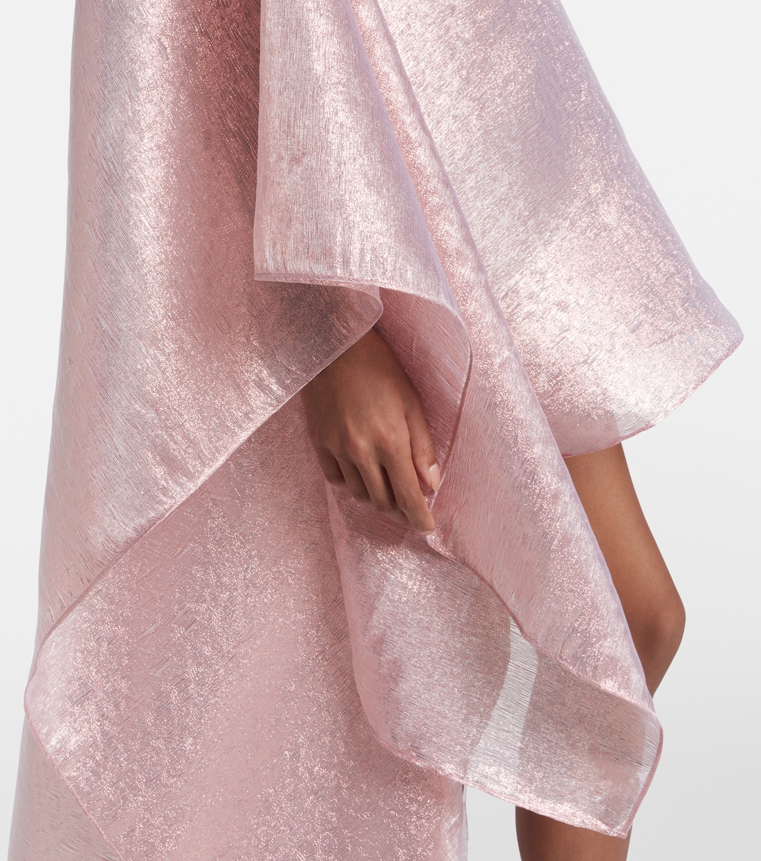 Dallas asymmetric organza kaftan | Taller Marmo