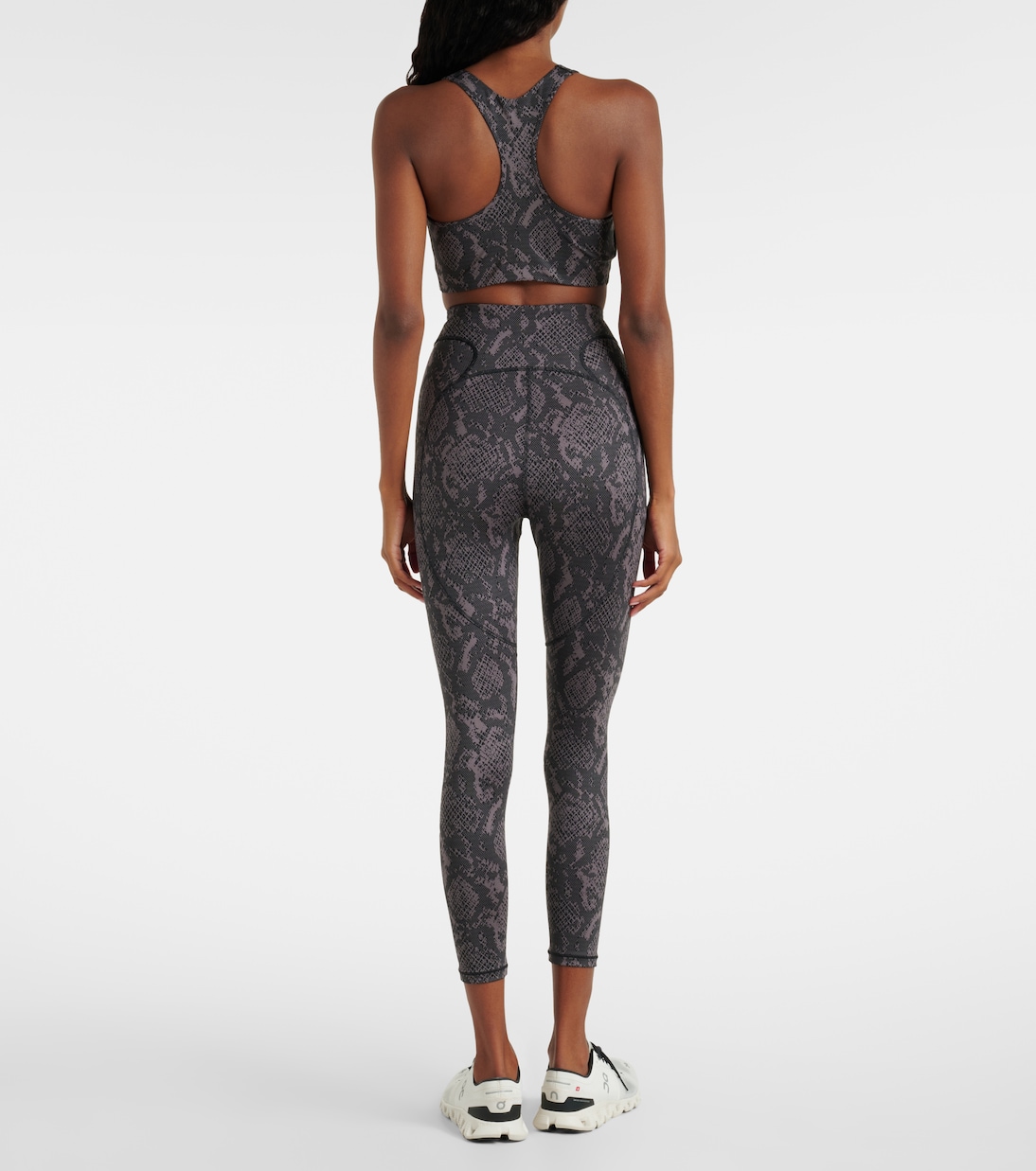 Printed high-rise leggings | Adidas by Stella McCartney