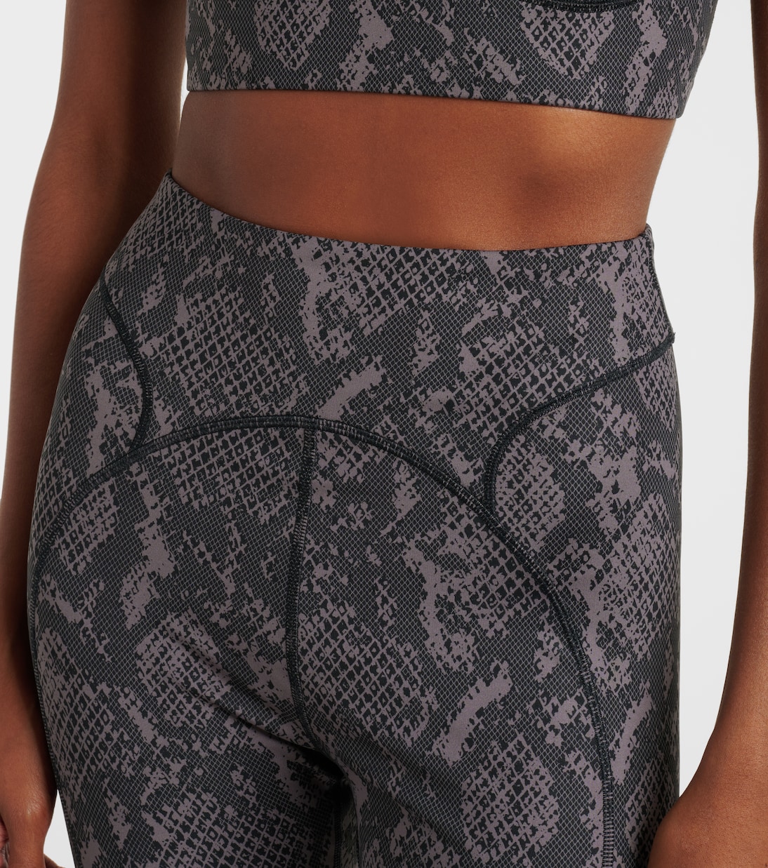 Printed high-rise leggings | Adidas by Stella McCartney