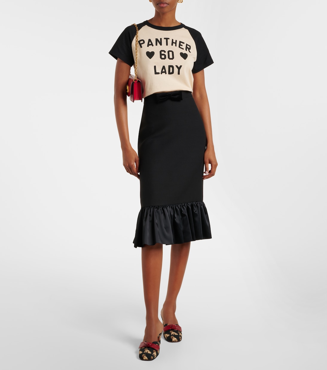 Mules Knotty 60 de piel estampada | Valentino Garavani