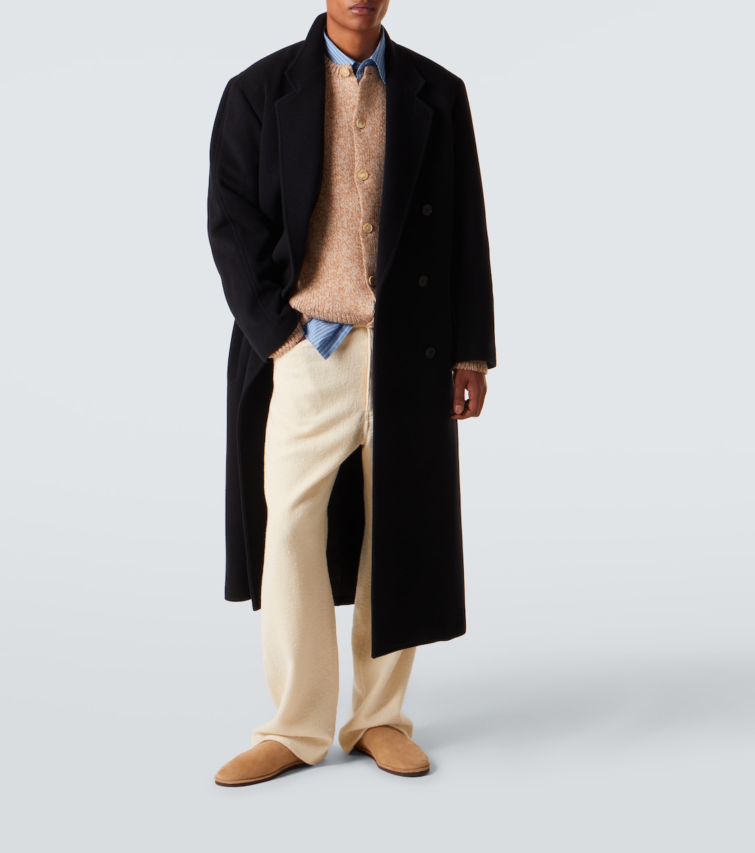 Mantel aus Wolle | Auralee