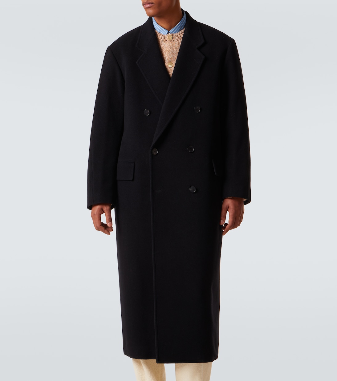 Mantel aus Wolle | Auralee