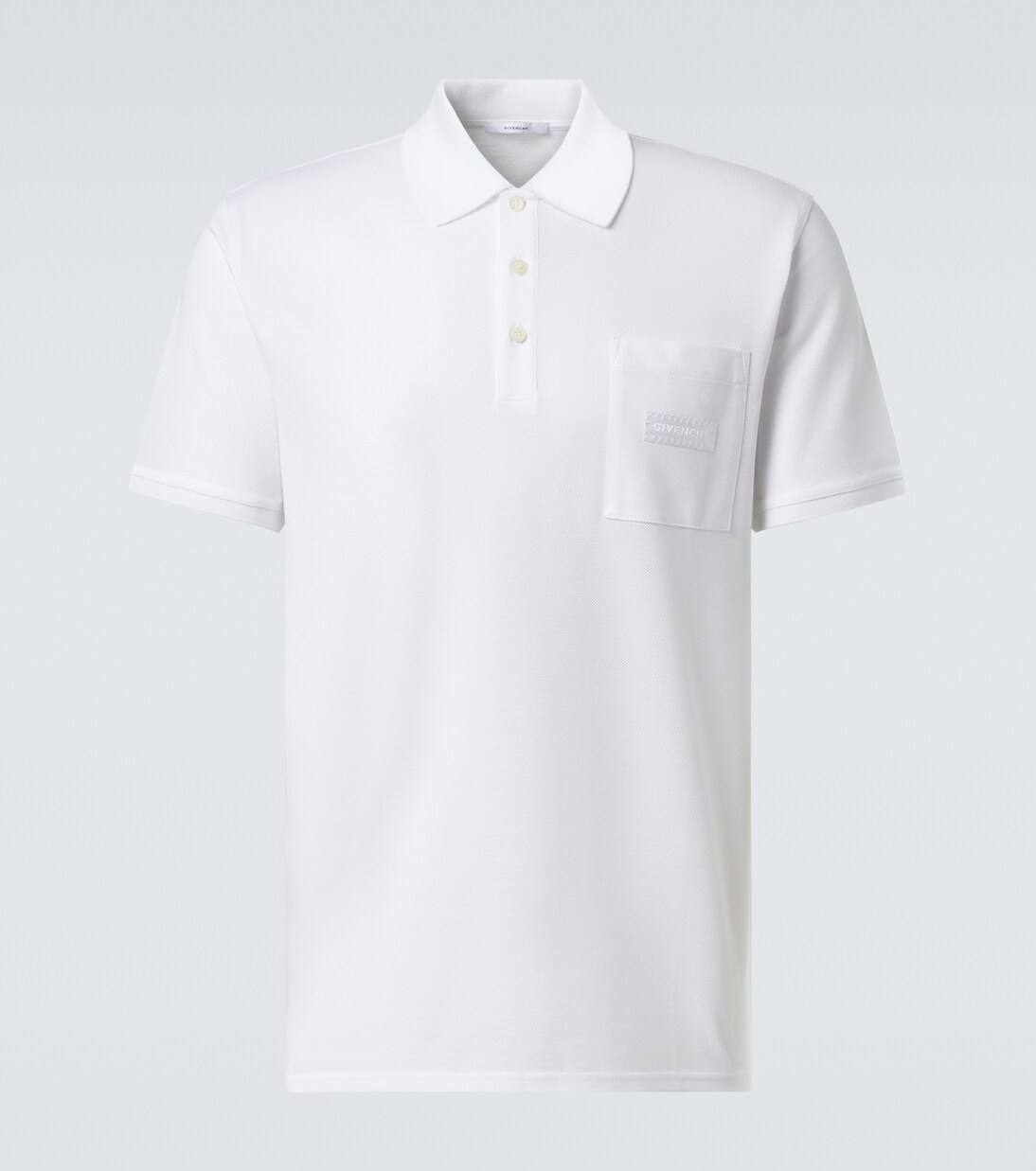Logo cotton piqué polo shirt | Givenchy