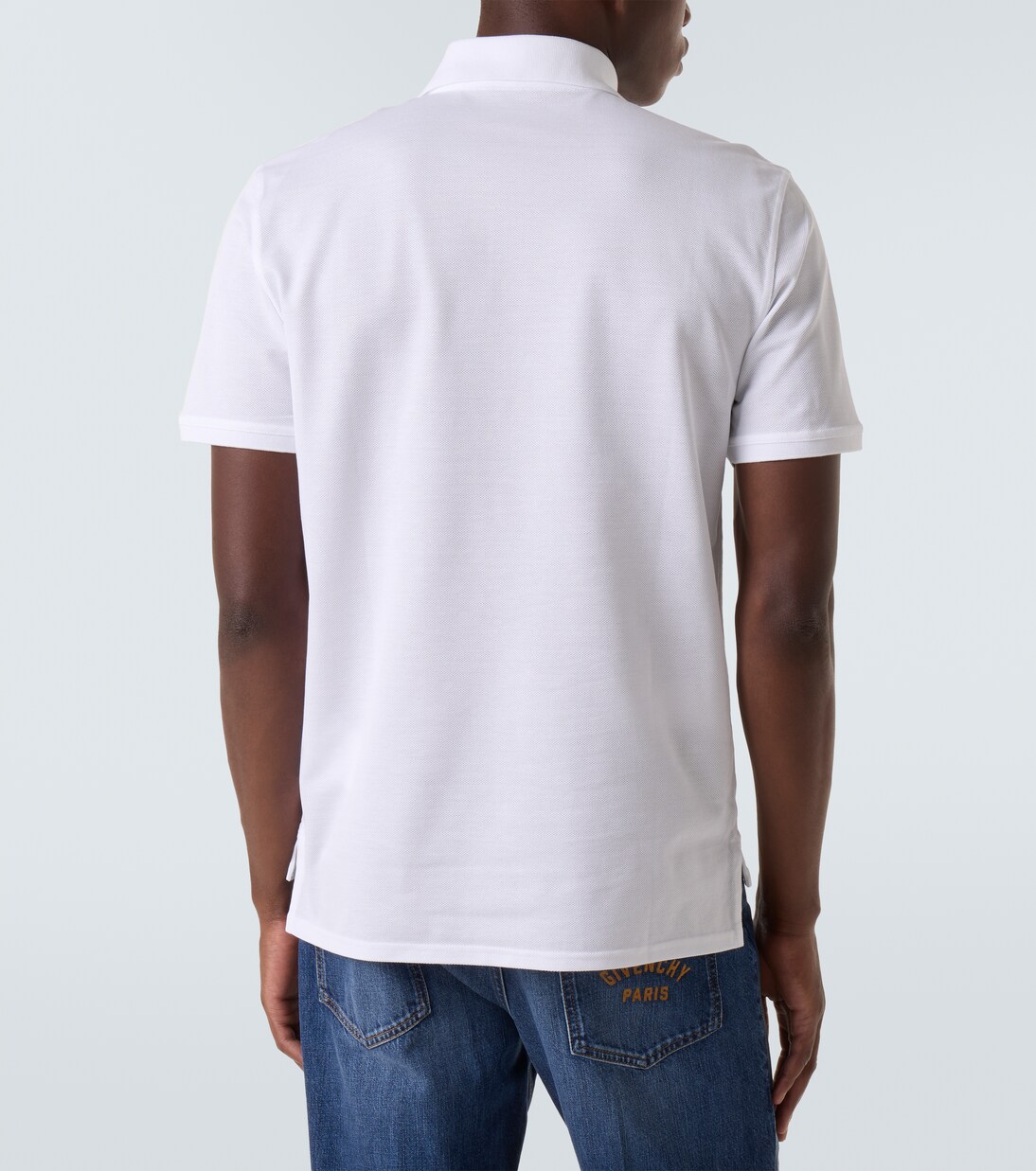Logo cotton piqué polo shirt | Givenchy