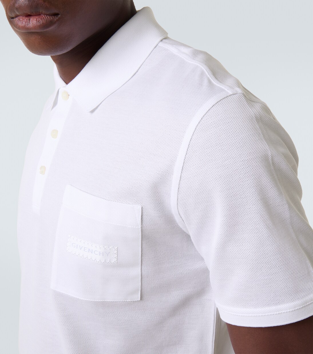 Logo cotton piqué polo shirt | Givenchy