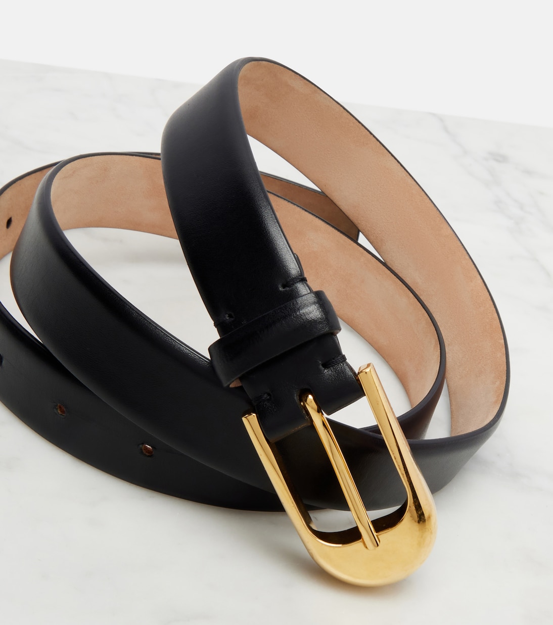 Dome leather belt | Khaite