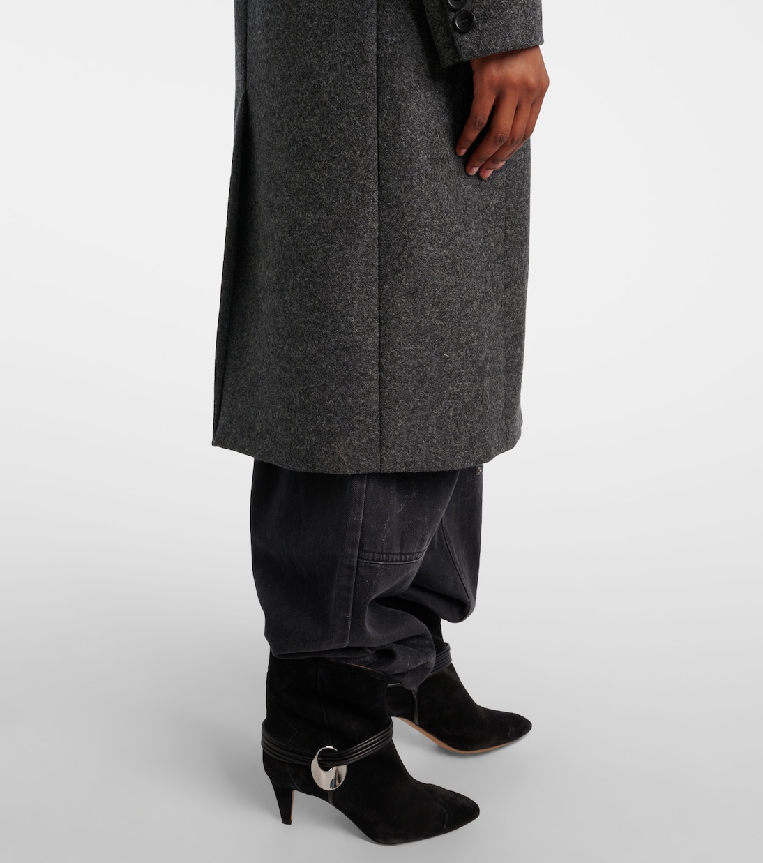 Irene double-breasted virgin wool coat | Isabel Marant