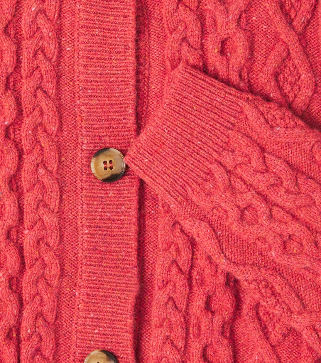 Lalisa cable-knit wool-blend cardigan | Bebe Organic