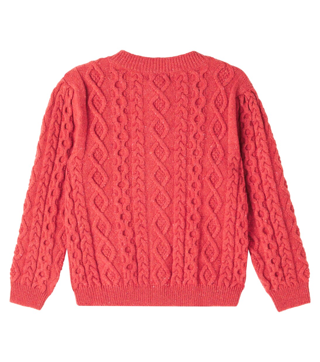 Lalisa cable-knit wool-blend cardigan | Bebe Organic