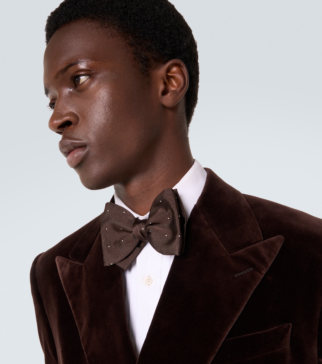 Polka-dot silk bow tie | Dunhill