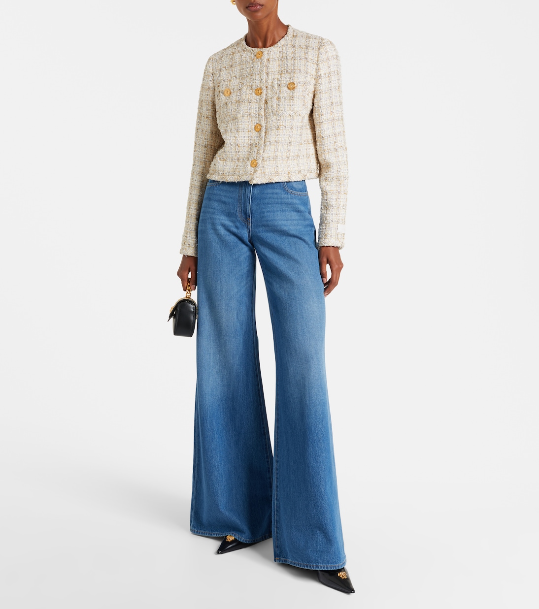 Stivaletti La Medusa 55 in pelle | Versace