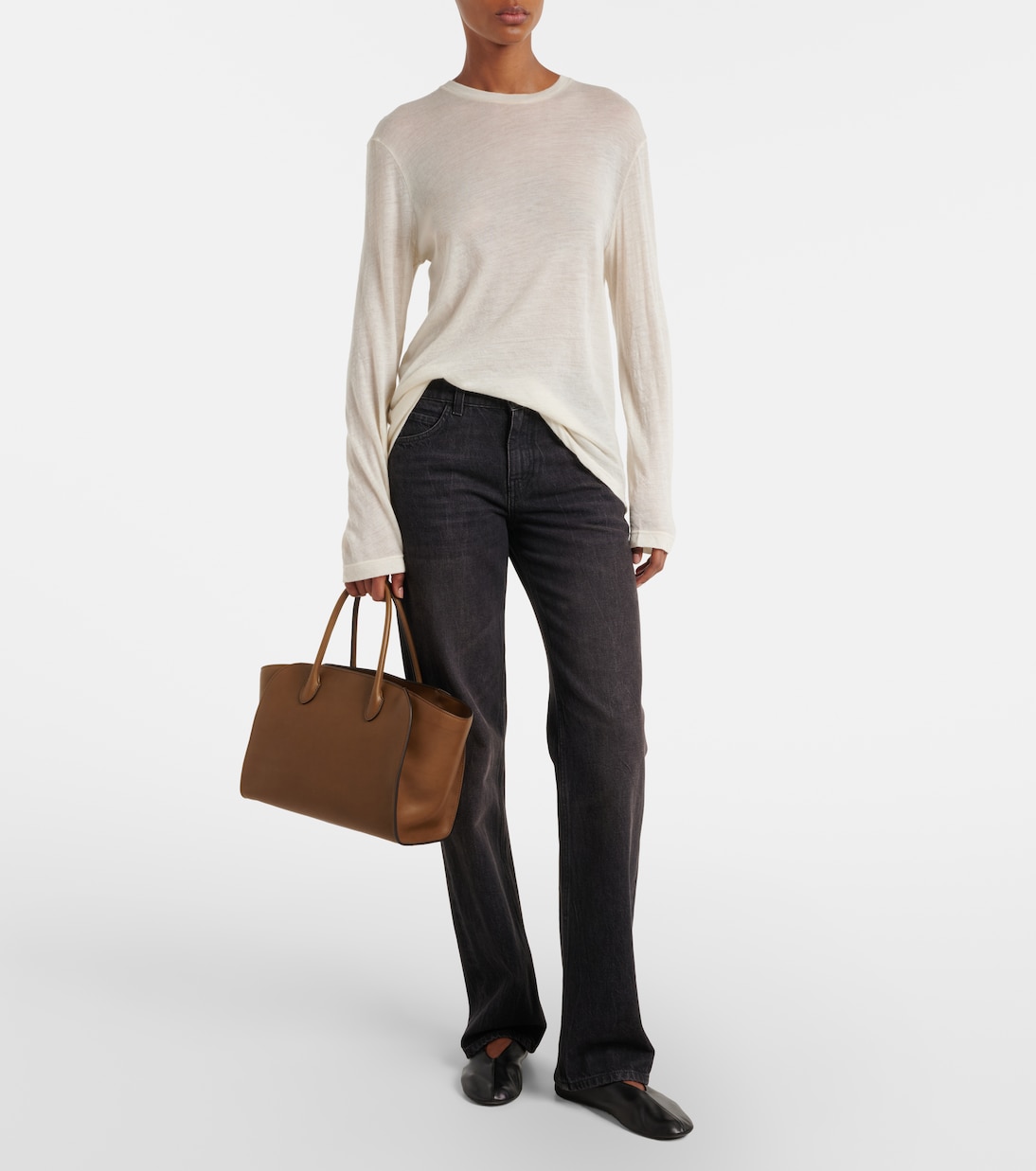 Tote Bag Marlo 12 aus Leder | The Row