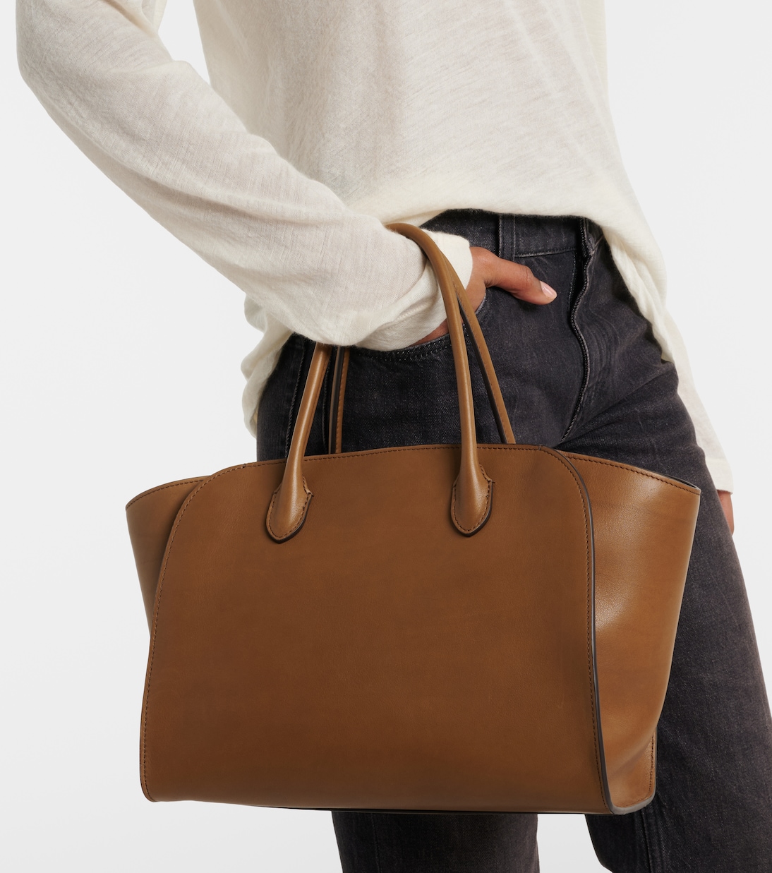Tote Bag Marlo 12 aus Leder | The Row