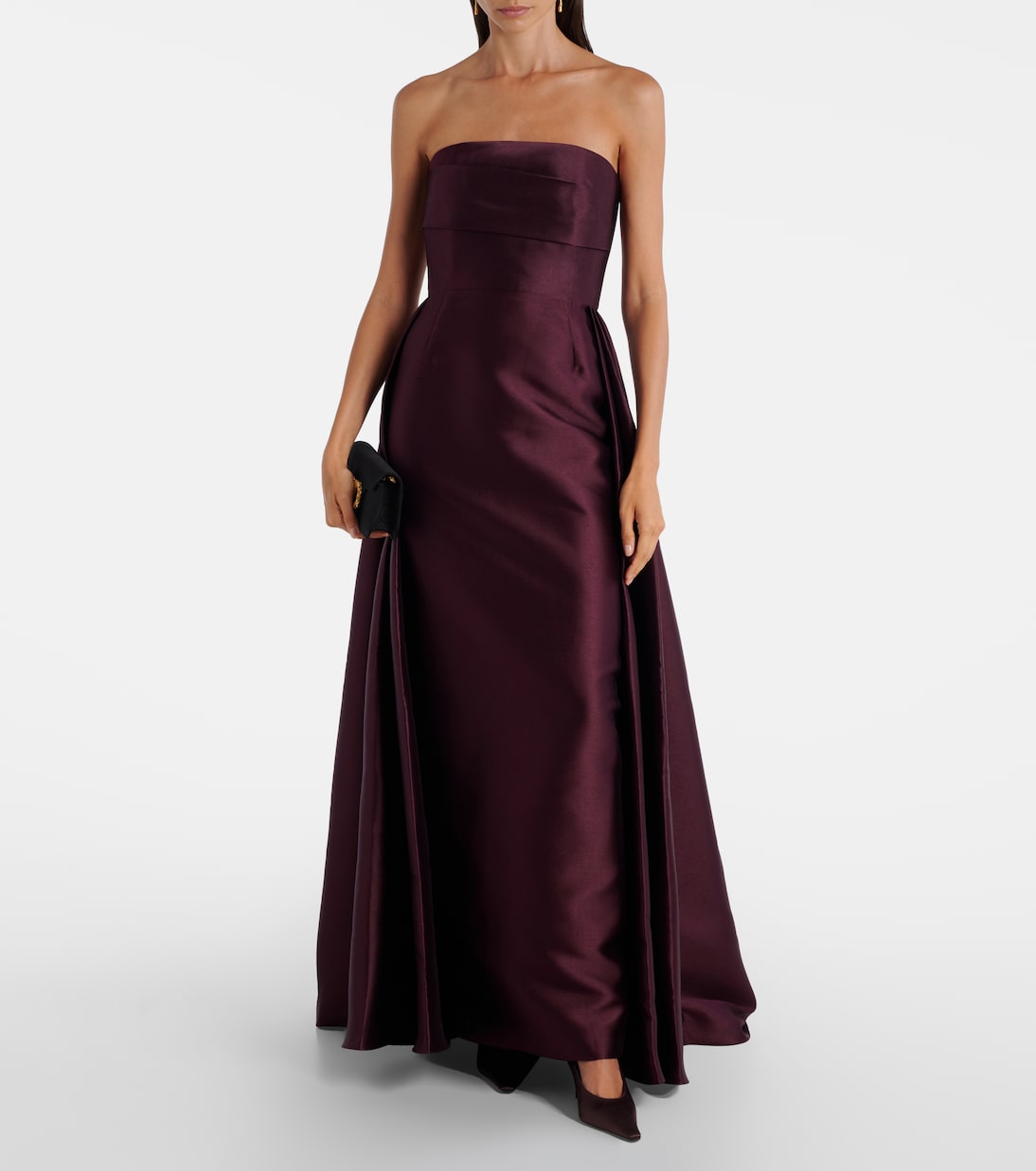 Robe longue en satin | Solace London