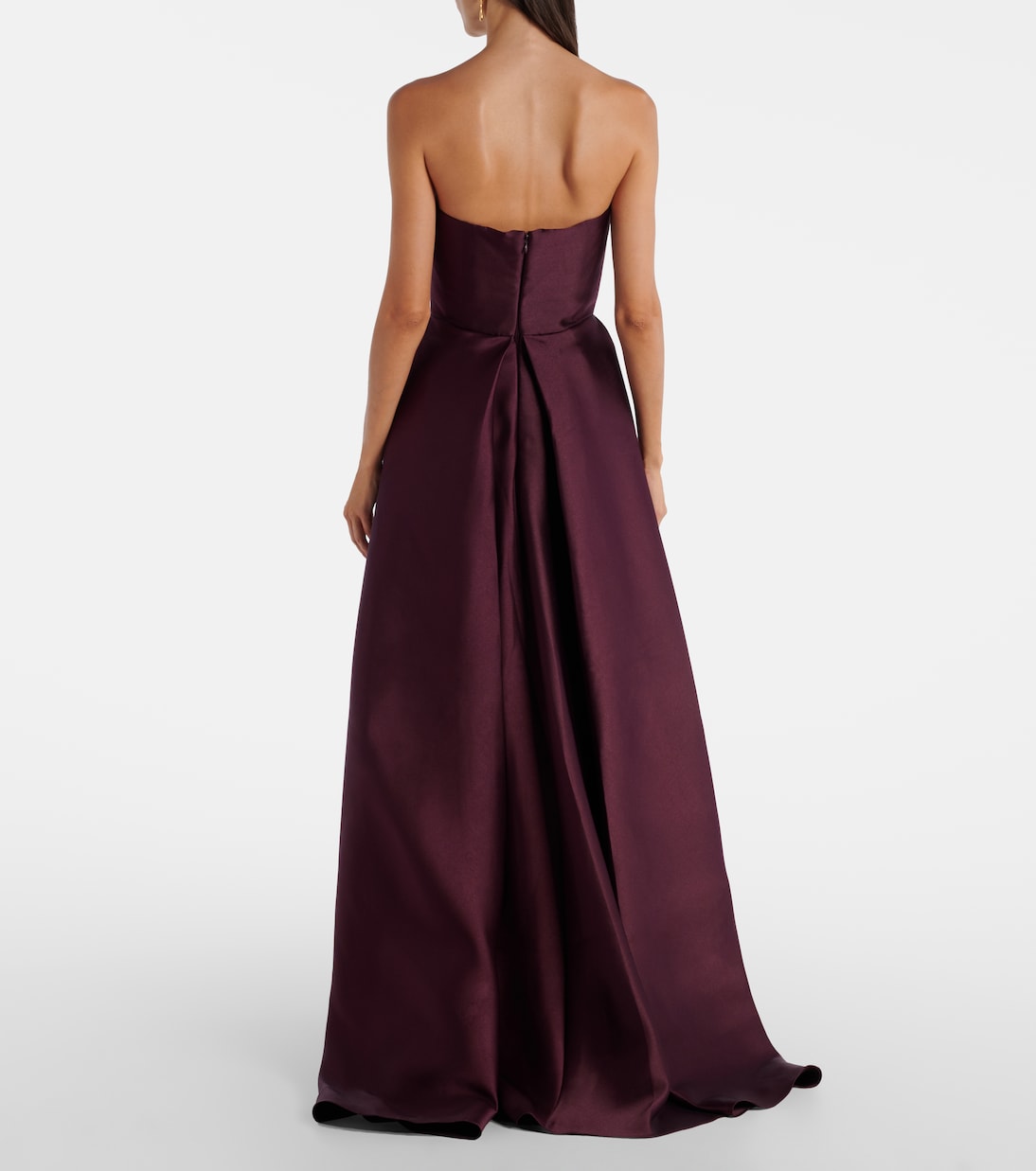 Robe longue en satin | Solace London