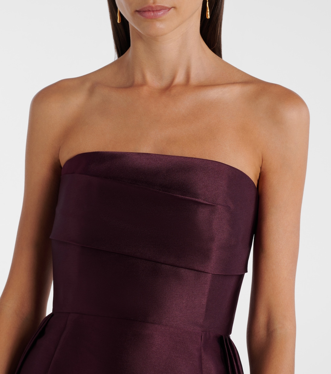 Robe longue en satin | Solace London