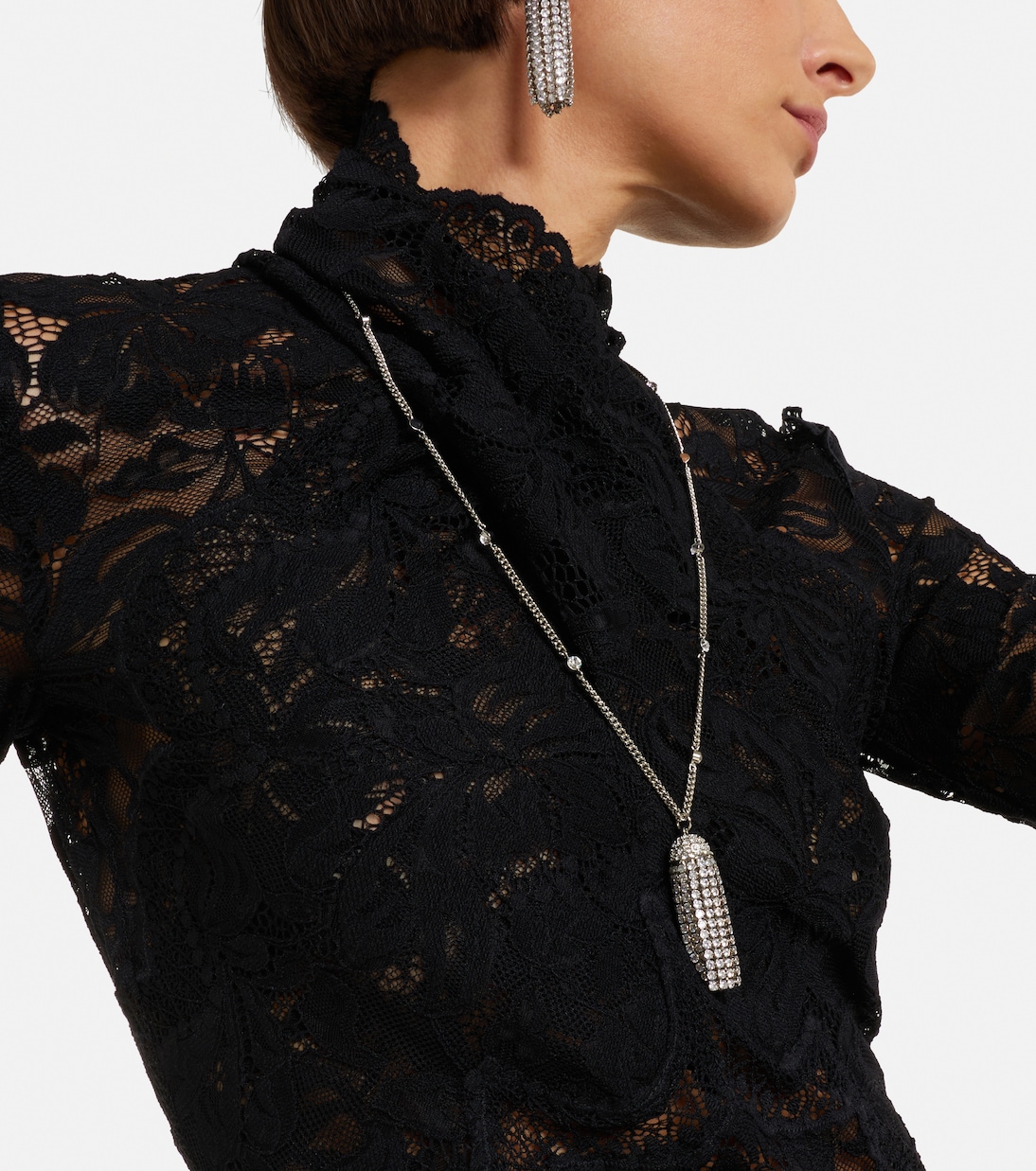 Halskette mit Kristallen | Rabanne