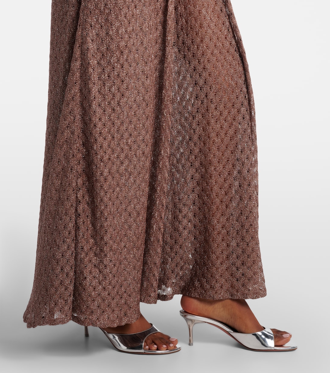 Open-knit lamé beach cover-up | Missoni