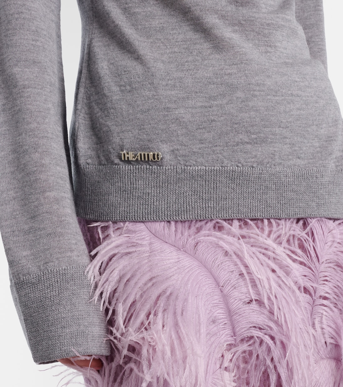 Virgin wool turtleneck sweater | The Attico