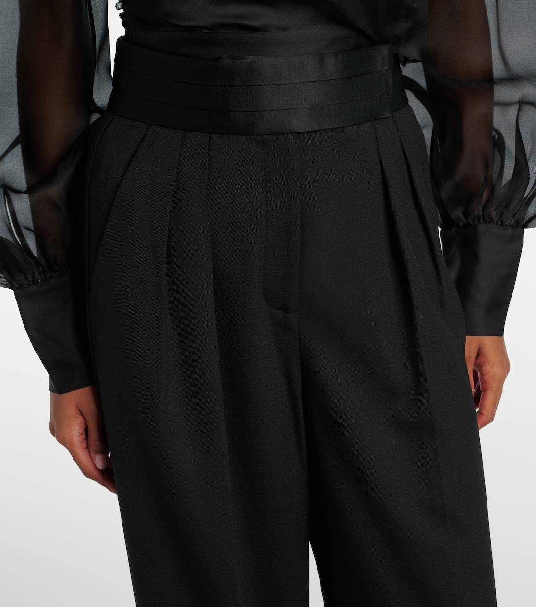 Pantalon ample Danna à taille haute | Rebecca Vallance