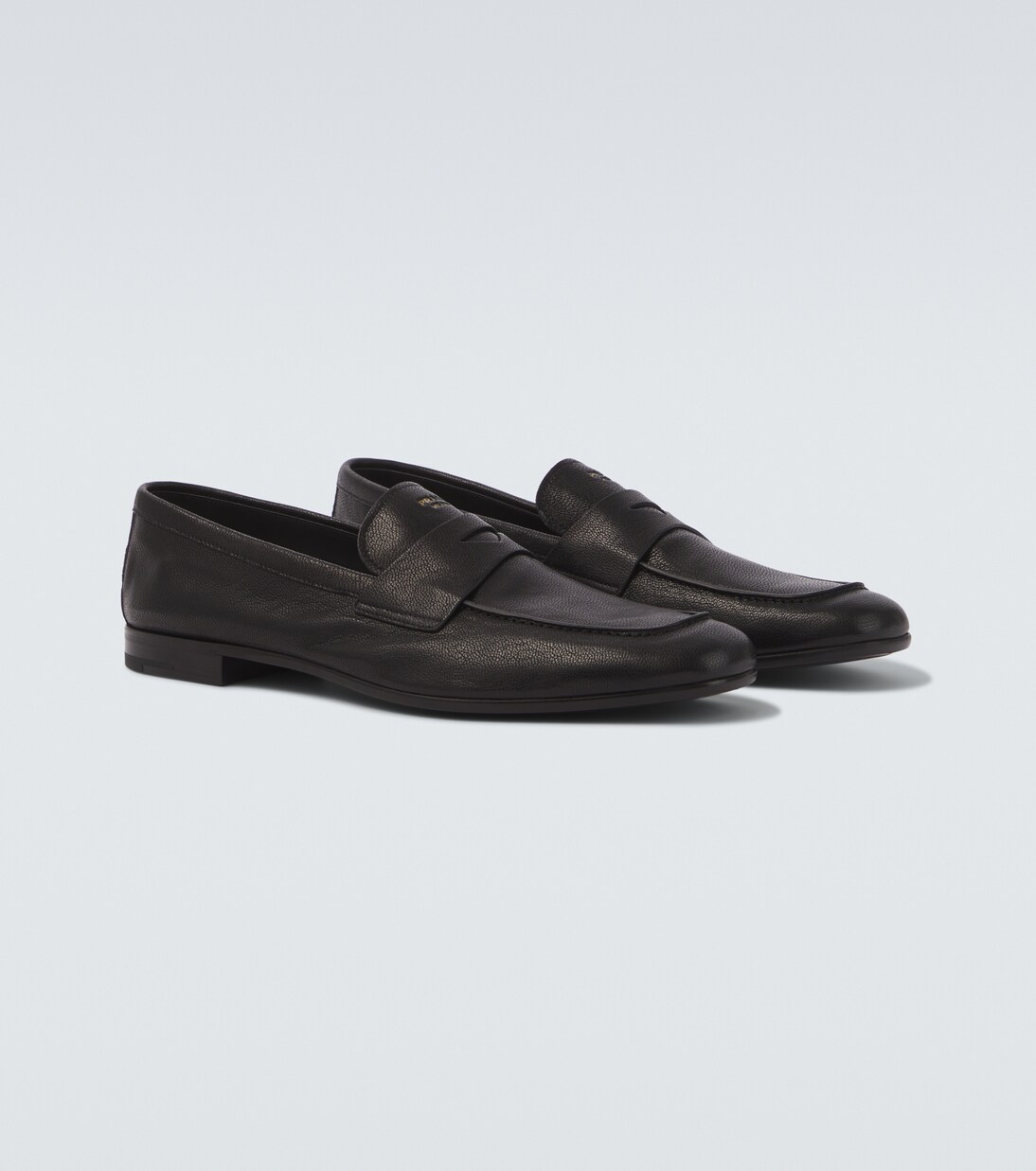 Leather penny loafers | Prada
