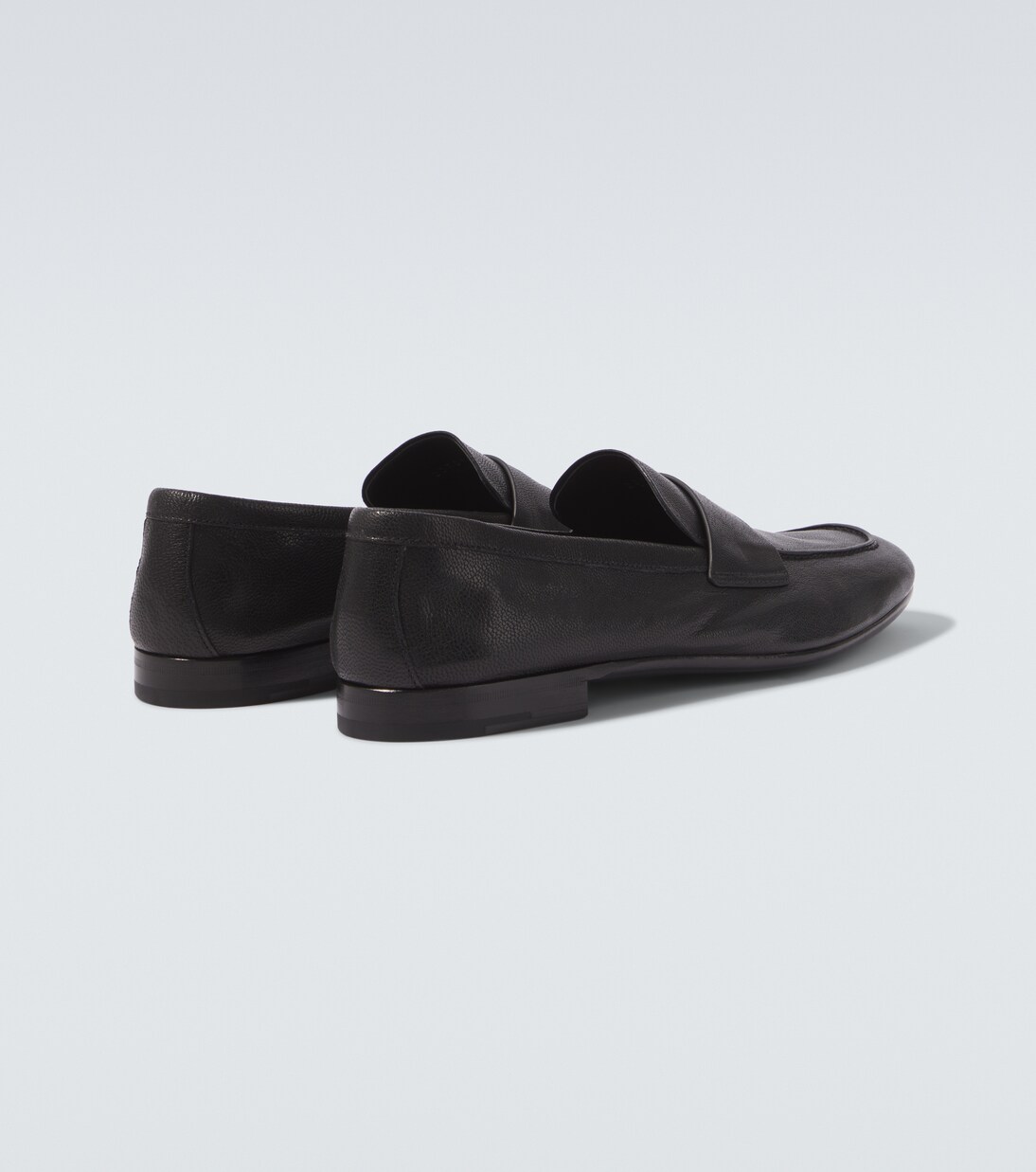Leather penny loafers | Prada