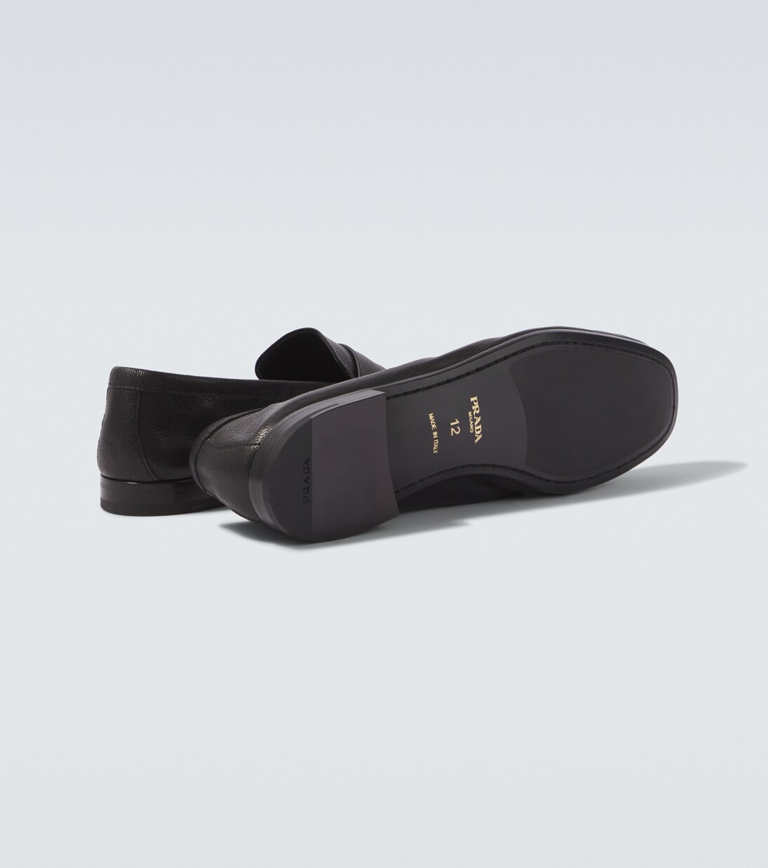 Leather penny loafers | Prada