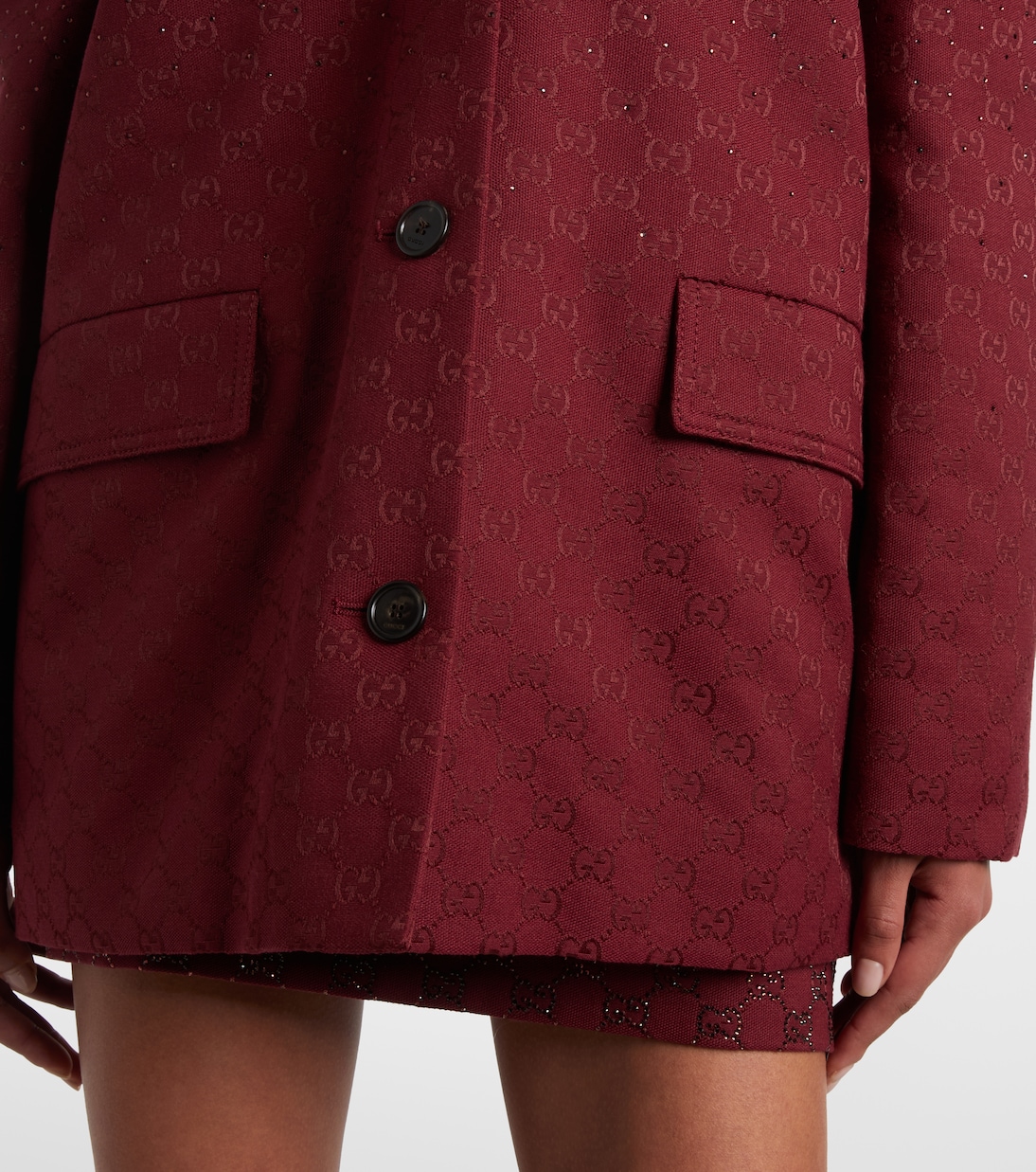 Blazer in canvas GG Crystal | Gucci