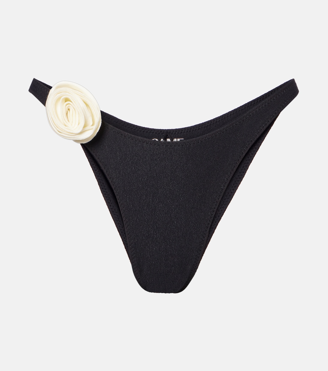 Rosette floral-appliqué bikini bottoms | Same