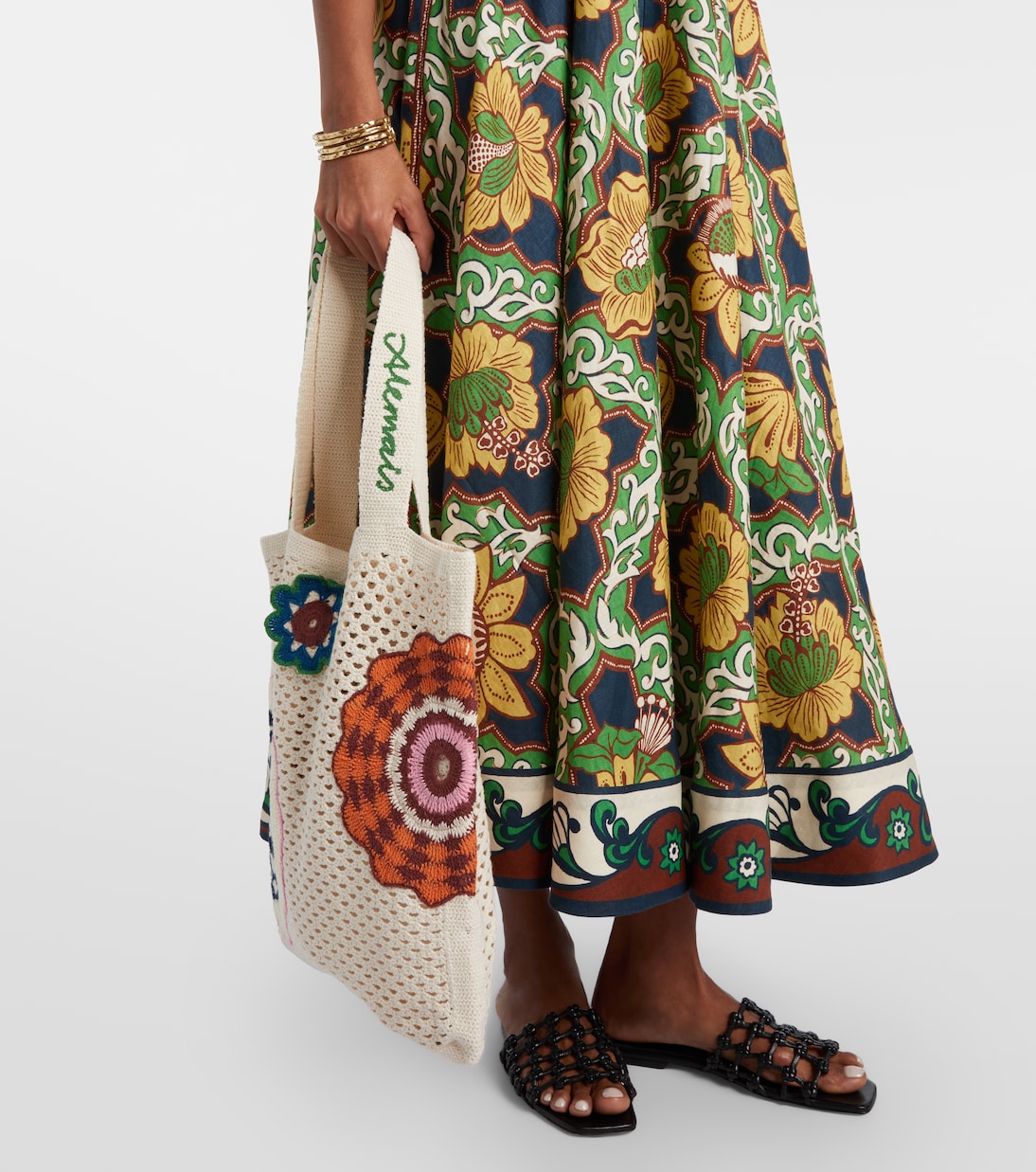 Medium crochet tote bag | Alémais