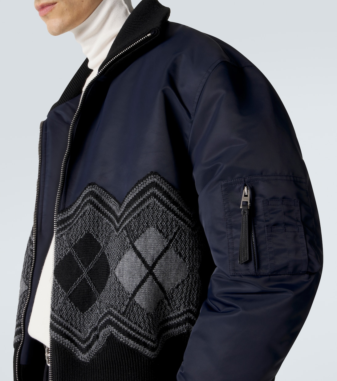 Argyle technical twill jacket | Loewe