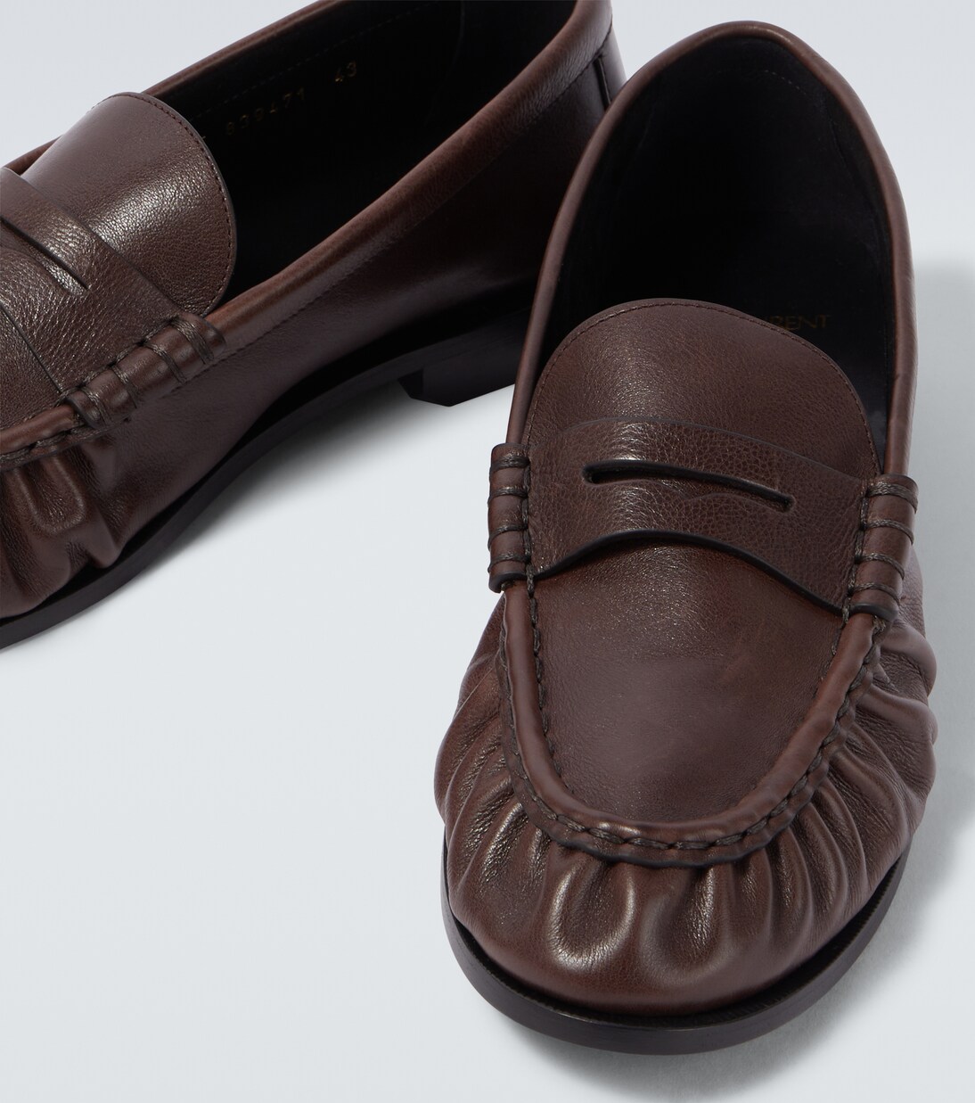 Le Loafer Supple leather penny loafers | Saint Laurent
