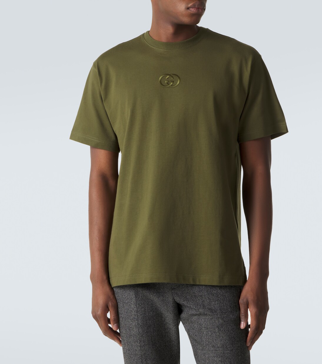 Interlocking G cotton jersey T-shirt | Gucci