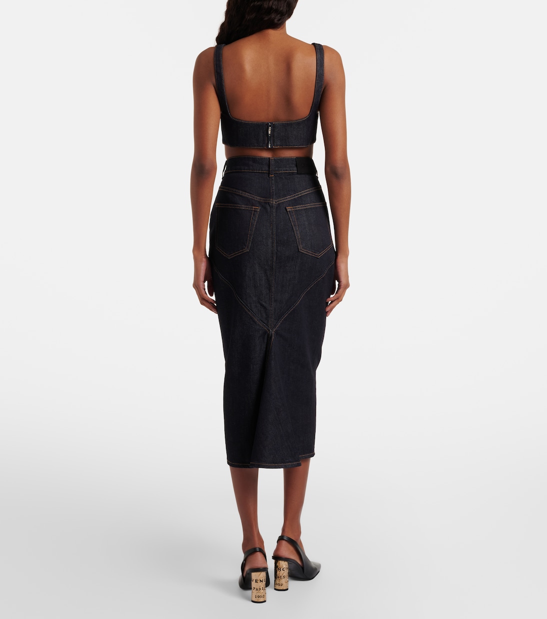 Midirock aus Denim | Givenchy