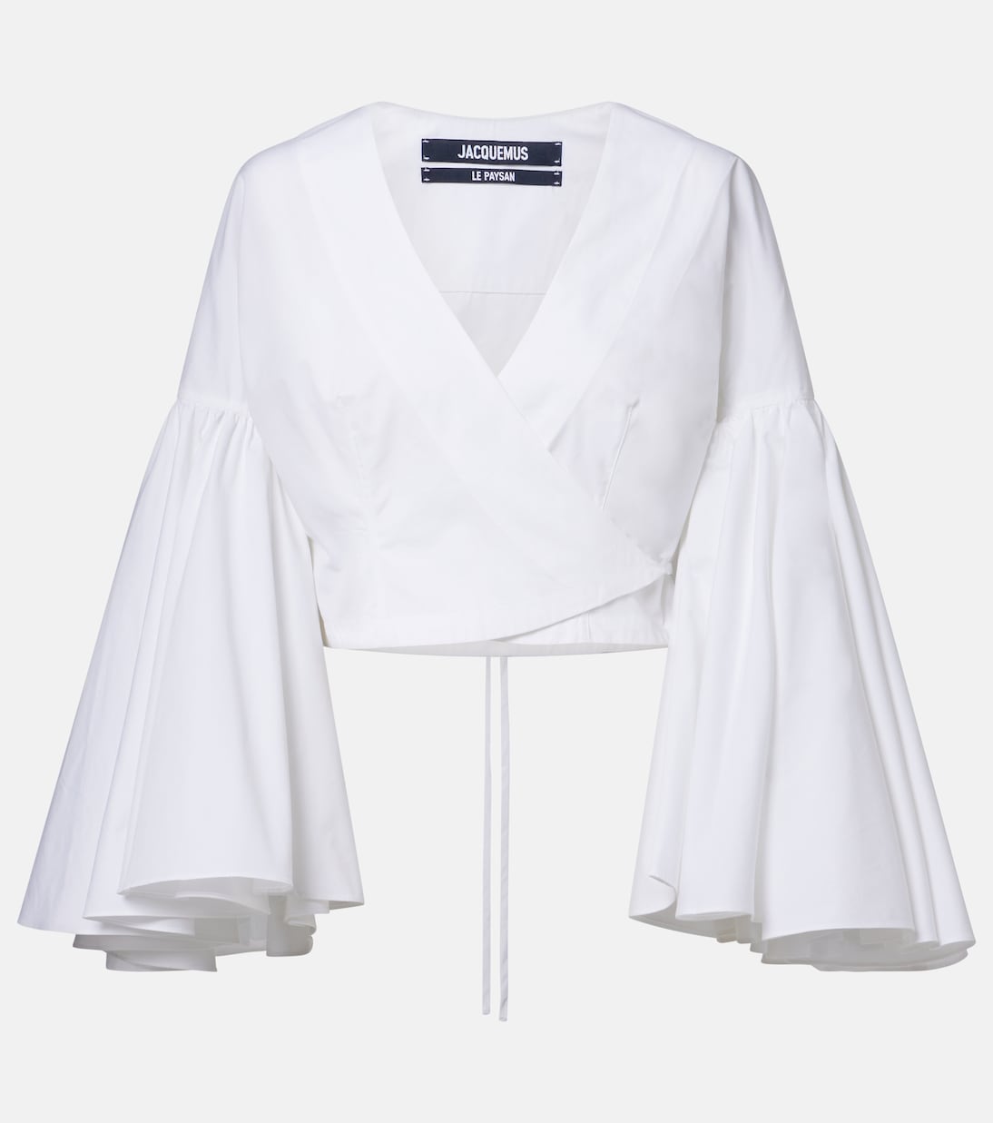 Paysan cotton poplin wrap top | Jacquemus