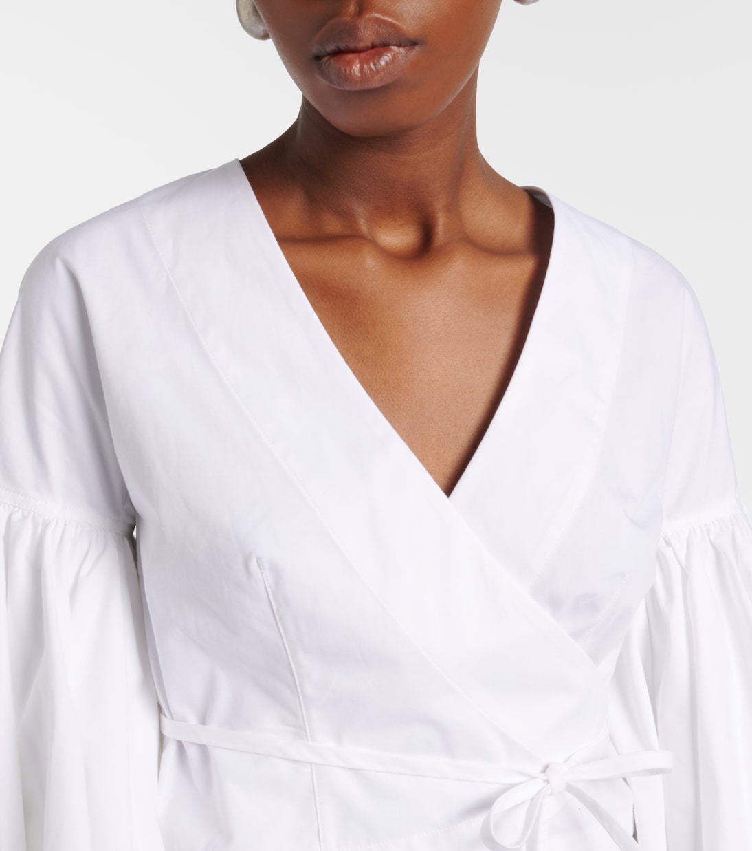 Paysan cotton poplin wrap top | Jacquemus
