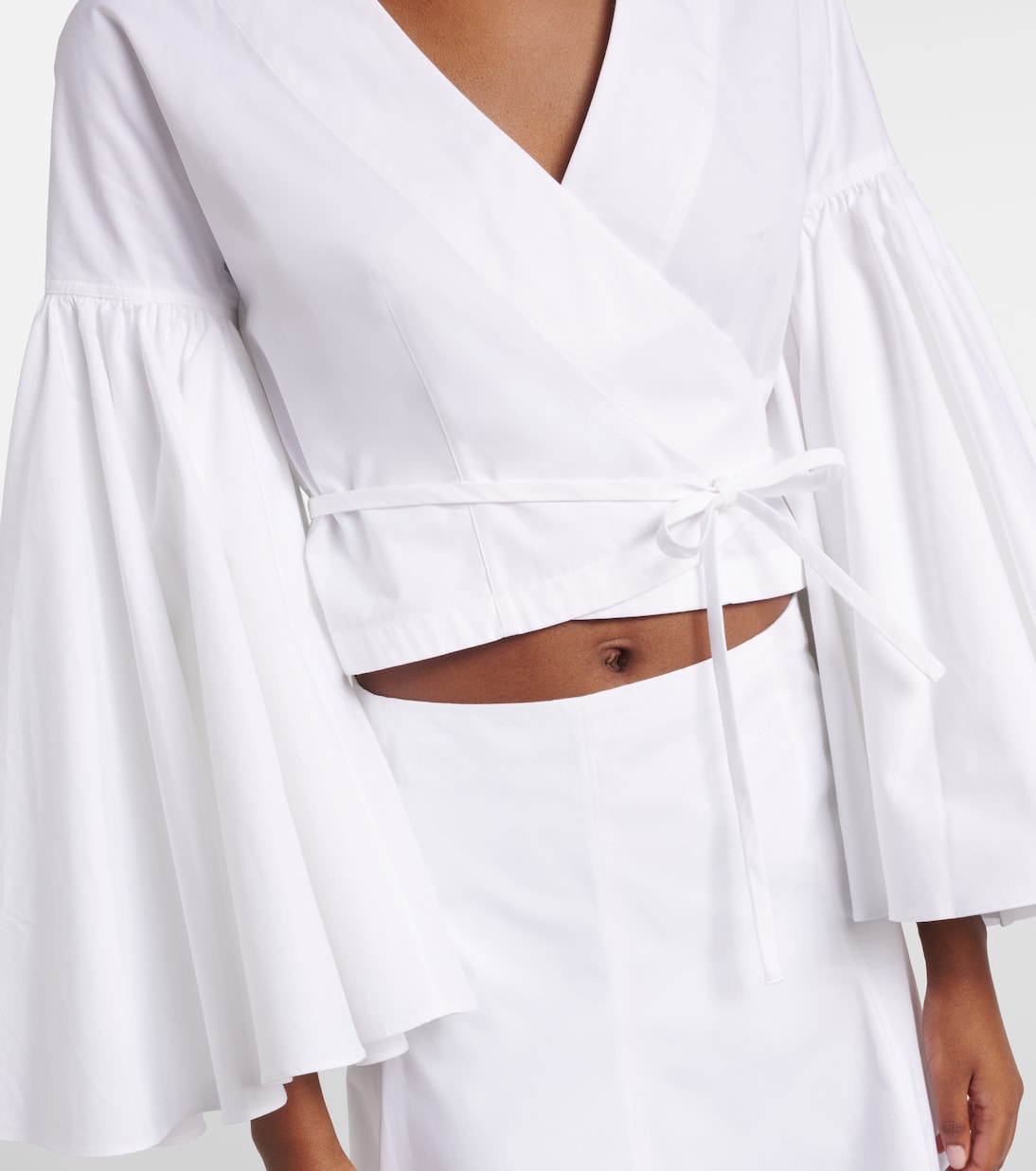Paysan cotton poplin wrap top | Jacquemus