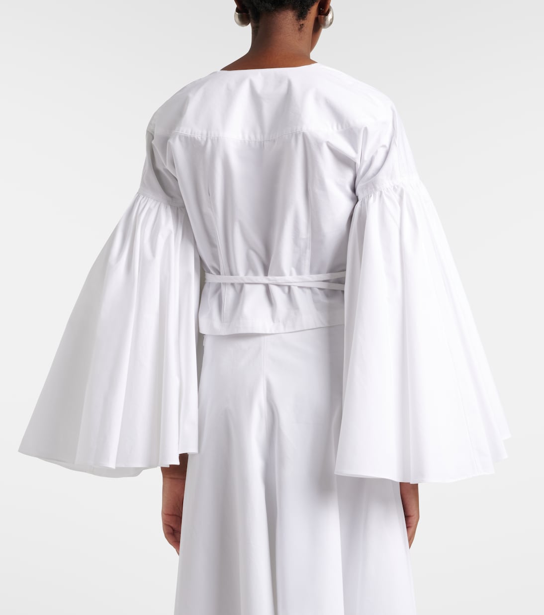 Paysan cotton poplin wrap top | Jacquemus