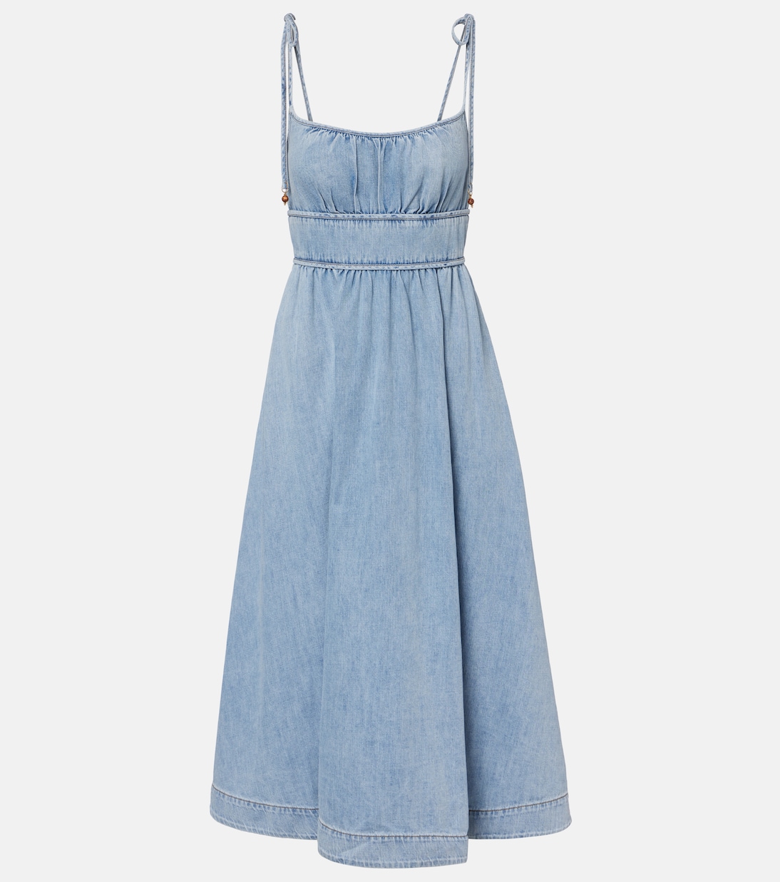 Wanderlust denim midi dress | Zimmermann