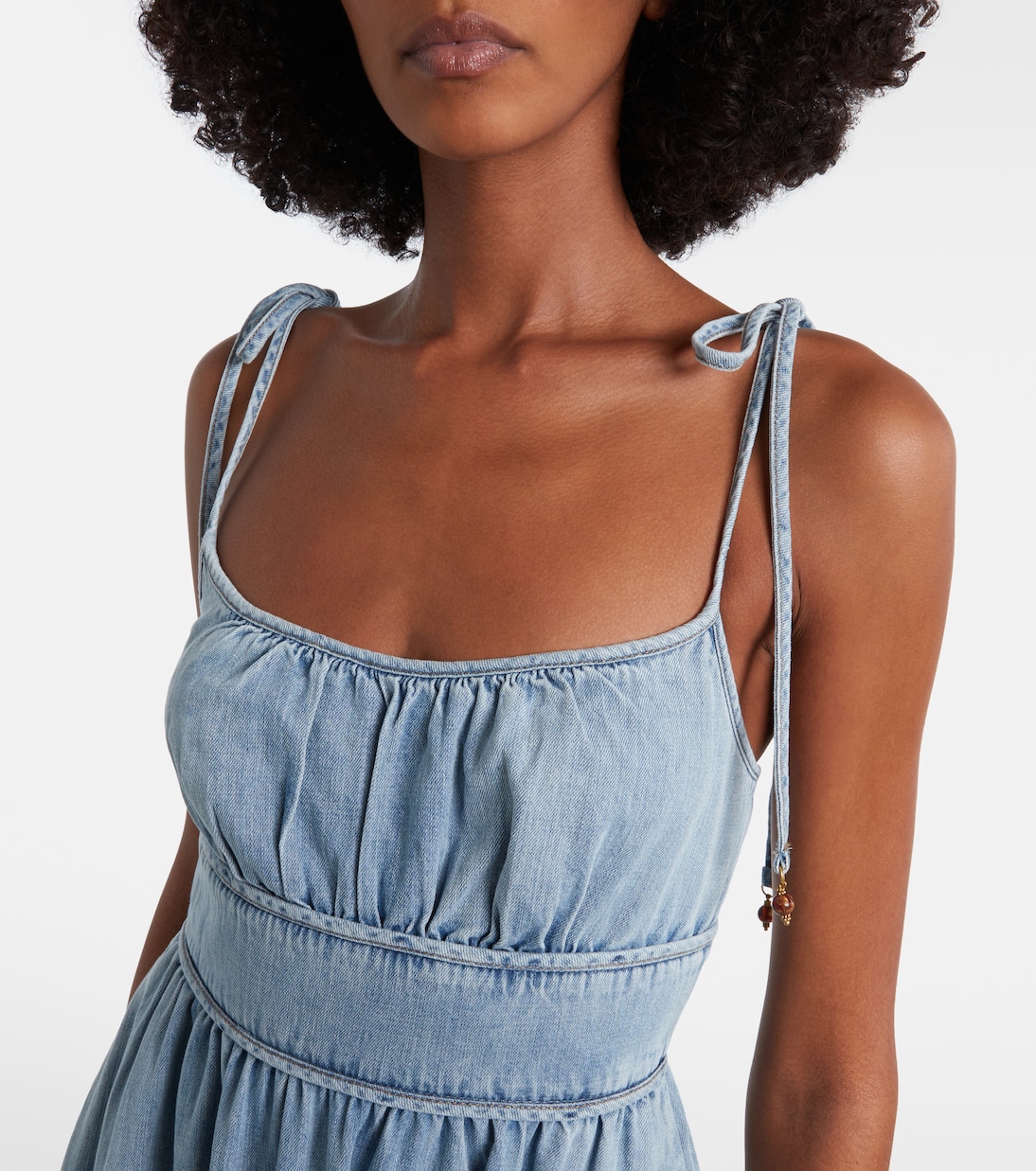Wanderlust denim midi dress | Zimmermann