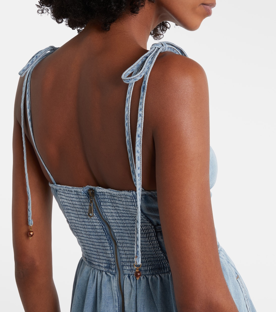Wanderlust denim midi dress | Zimmermann