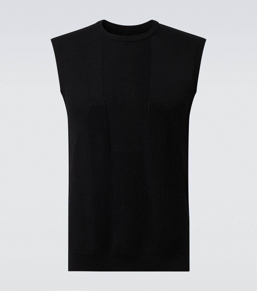 Ribbed-knit virgin wool tank top | Rick Owens