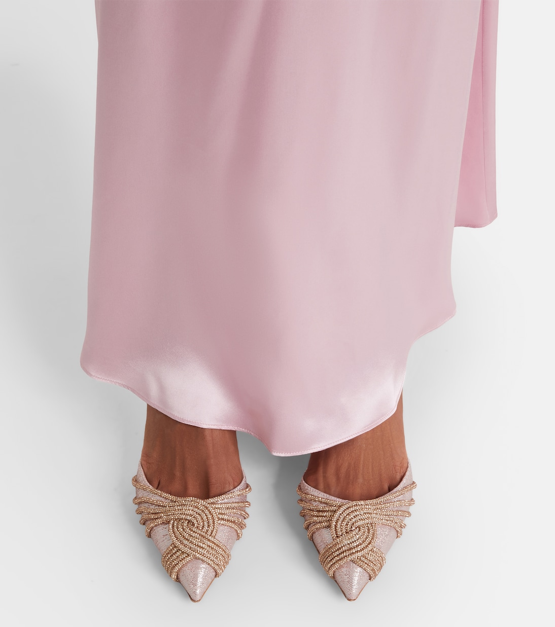 Gatsby 50 embellished slingback pumps | Aquazzura